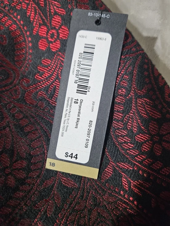 NWT! Worthington Metallic Paisley Skirt Size 18 - Picture 3 of 6